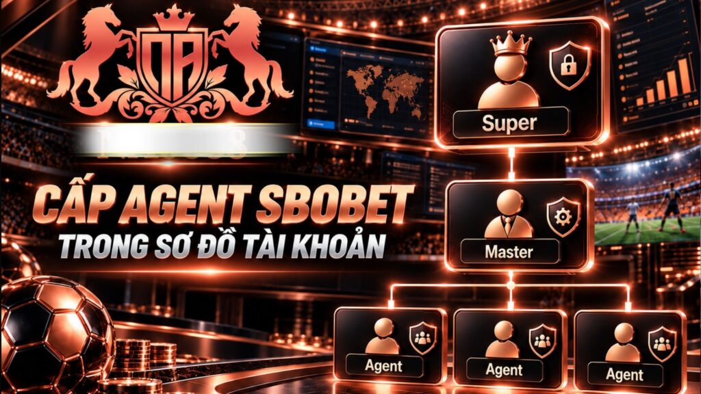 cấp agent sbobet trong sơ đồ tài khoản, cấp Super SBOBET, Master SBOBET